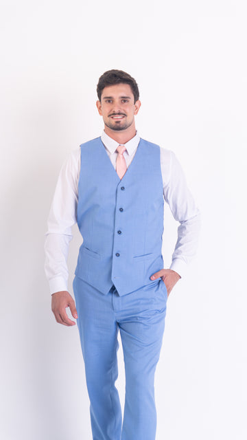Calça Social Azul