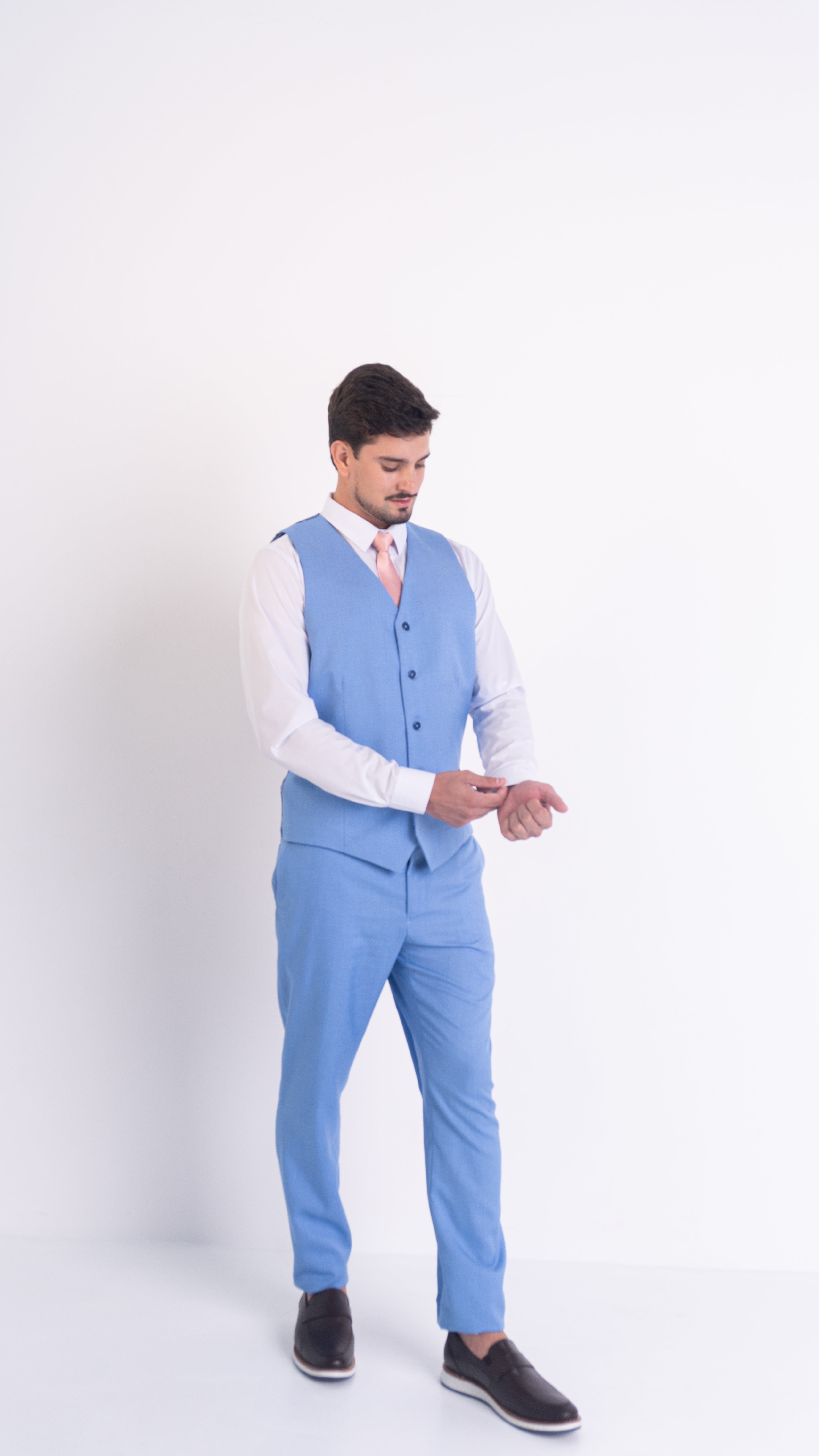 Calça Social Azul