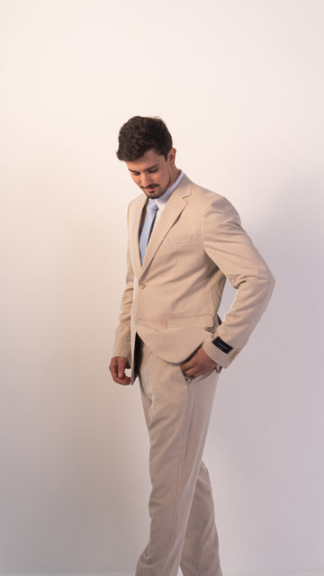 Calça Social Creme