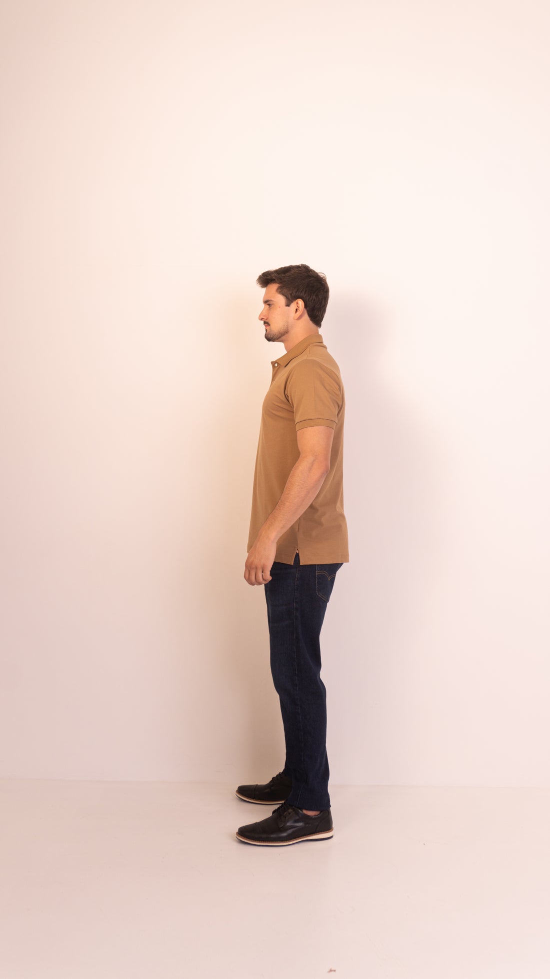 Camisa Polo Areia